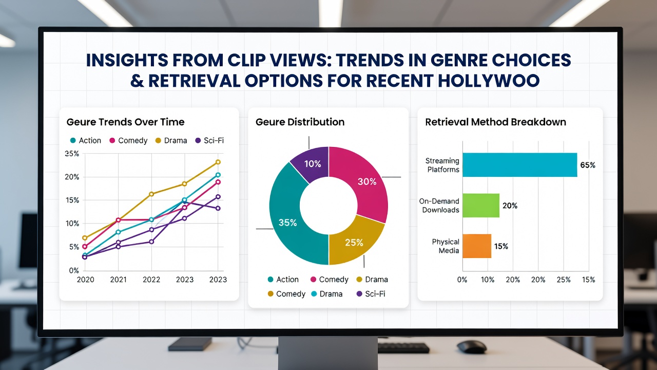 Infographic illustrating viewer retrieval paths from clip views to full movie access on various platforms