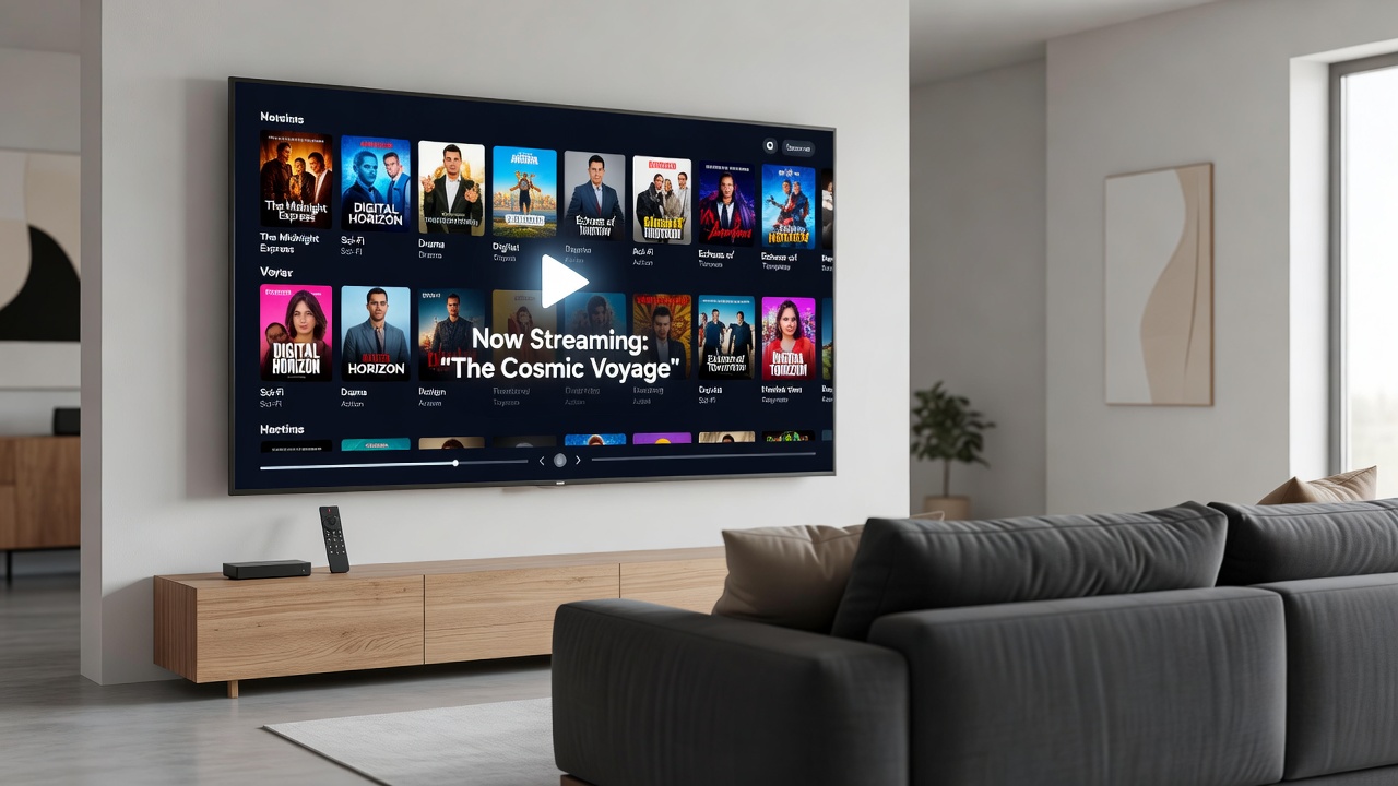 Users engaging with streaming services on multiple devices