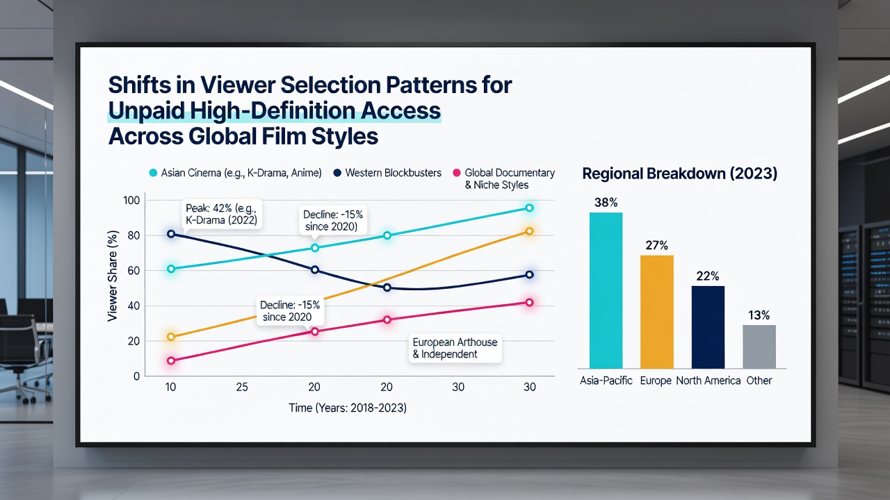 Analysis of viewer selection patterns for global films and preview materials in high-definition format