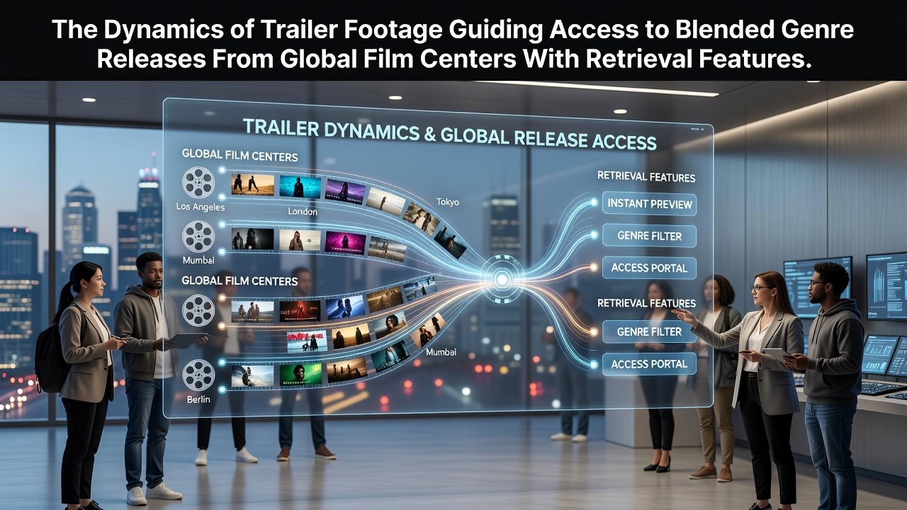 Global film centers showcasing blended genre trailers on digital platforms